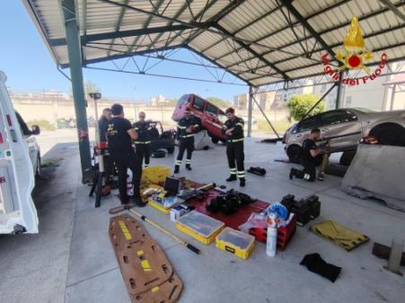 Addestramento incidenti stradali