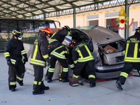 Addestramento incidenti stradali