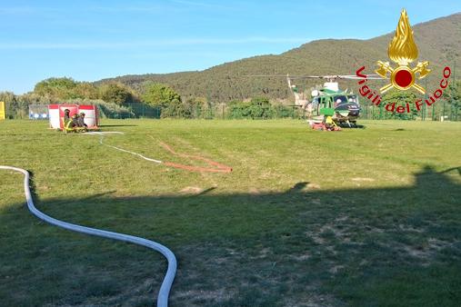 Operazioni di spegnimento incendio boschivo 13