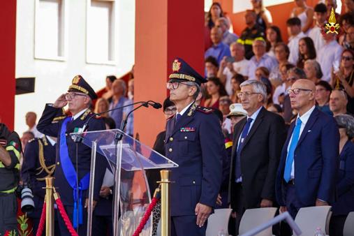In primo piano il direttore centrale per la Formazione, ing. Notaro