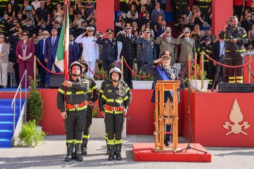 Il Comanndante delle Scuole Centrali Antincendi Mariantoni