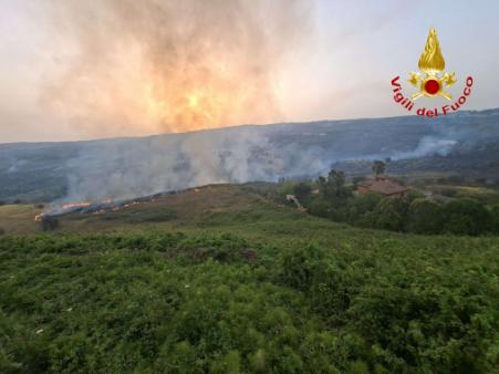 incendio vegetazione
