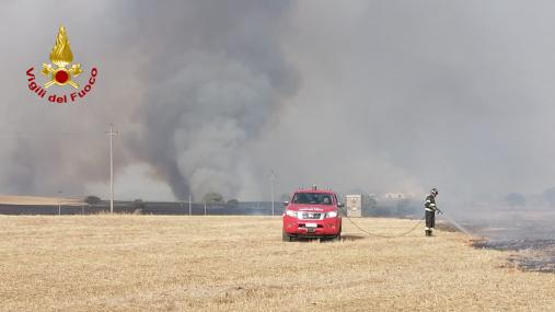 Incendio provincia di Nuoro