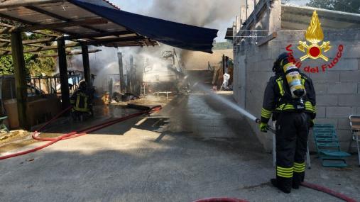 incendio camper