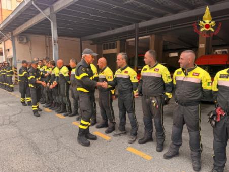 Visita del Sottosegretario del Capo del CNVVF