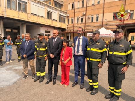 Visita del Sottosegretario e del Capo del CNVVF