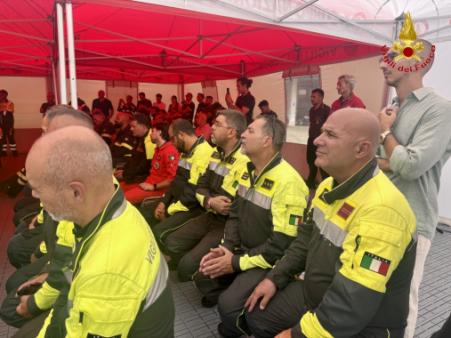 Visita del Sottosegretario e del Capo del CNVVF