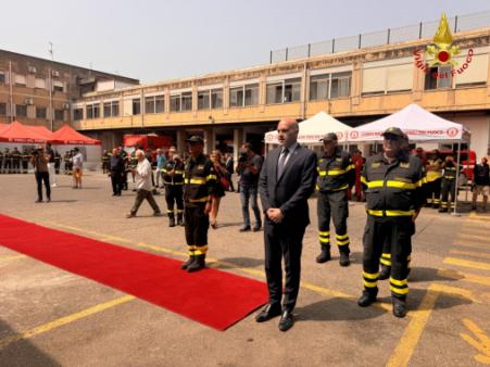 Visita del Sottosegretario del Capo del CNVVF