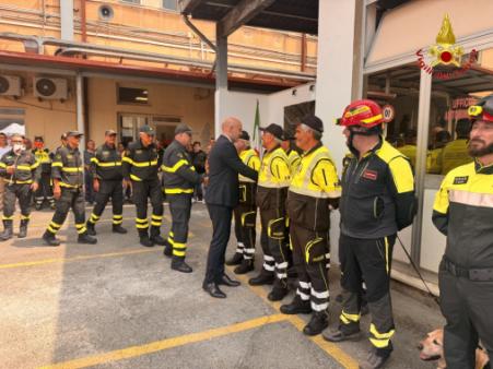 Visita del Sottosegretario del Capo del CNVVF