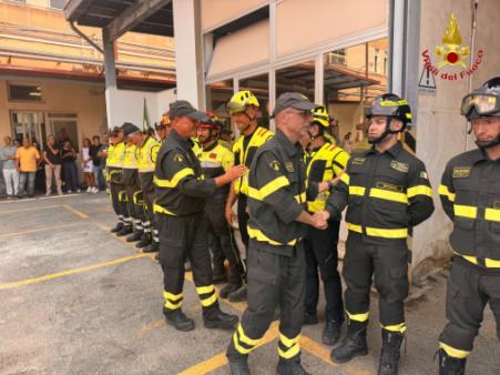 Visita del Sottosegretario del Capo del CNVVF