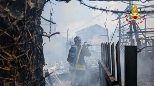 incendio legnaia