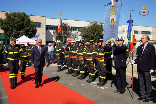 un momento dell'inaugurazione