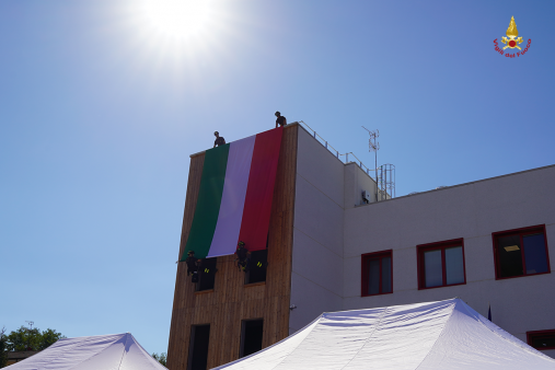 un momento dell'inaugurazione