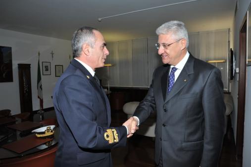 Il Capo del Corpo Giomi in visita al Comando Generale delle Capitanerie di Porto - Guardia Costiera
