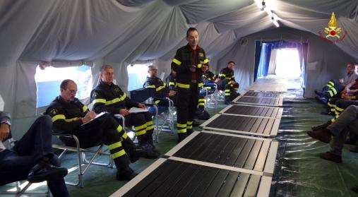 Direzione Veneto, i Vigili del Fuoco si esercitano per le grandi calamità