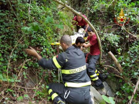 Una fase del salvataggio
