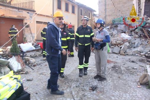 Amatrice, impiegati robots per il rilievo del danno sismico nelle chiese di San Francesco e Sant'Agostino