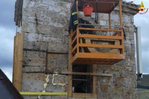 Perugia, interventi di messa in sicurezza nel campanile della chiesa di Santa Maria delle Grazie