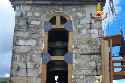 Perugia, interventi di messa in sicurezza nel campanile della chiesa di Santa Maria delle Grazie
