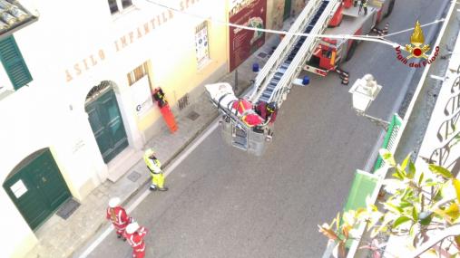 Ancona, evacuati anziani da casa di riposo