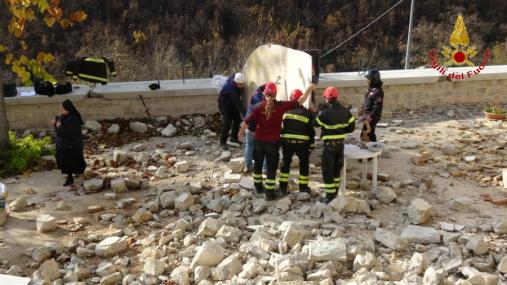 Macerata, recuperato e messo in sicurezza affresco dal monastero di San Liberatore a Castelsantangelo