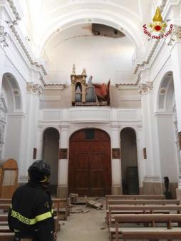 Teramo, recuperate alcune opere d'arte nella chiesa di Sant'Agostino