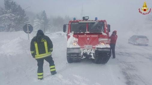 Ondata di gelo si abbatte su centro e sud Italia- Abruzzo