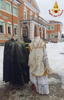 Rieti, recuperate ad Amatrice le reliquie di Don Minozzi