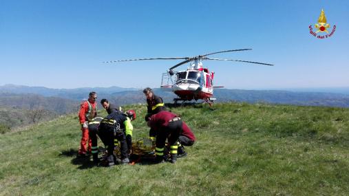 Imperia, soccorsi alcuni motociclisti sulla sommità del monte Froudo