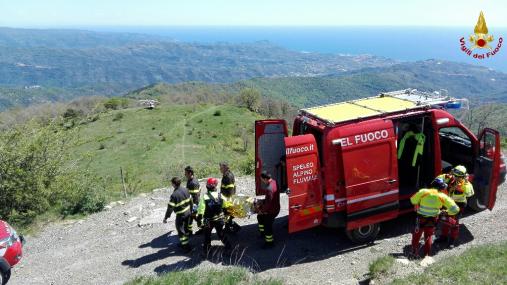 Imperia, soccorsi alcuni motociclisti sulla sommità del monte Froudo
