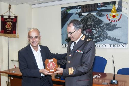 Terni, il sottosegretario Bocci visita il comando