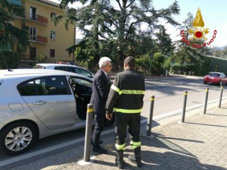Brescia, visita del Prefetto presso il Comando provinciale dei Vigili del fuoco