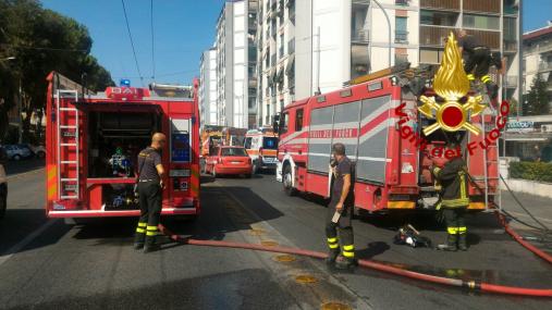 Roma, incendio appartamento in zona Montesacro-Tufello