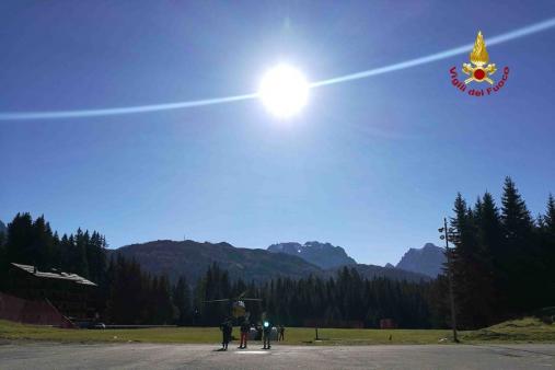Veneto e Tentino Alto Adige, esercitazione nel parco naturale dell'Adamello - Brenta