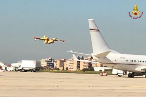 Attivati due Canadair dei VIgili del Fuoco per emergenza incendi in Portogallo