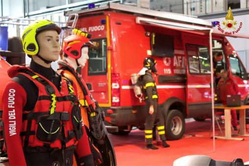 Milano, i Vigili del fuoco partecipano a SICUREZZA 2017