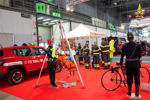 Milano, i Vigili del fuoco partecipano a SICUREZZA 2017