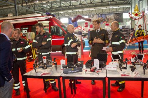 Milano, i Vigili del fuoco partecipano a SICUREZZA 2017