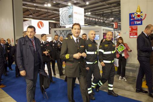 Milano, i Vigili del fuoco partecipano a SICUREZZA 2017