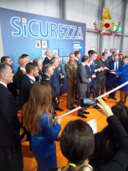 Milano, i Vigili del fuoco partecipano a SICUREZZA 2017
