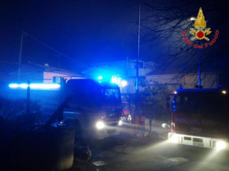 Lucca, incendio abitazione nel comune di Altopascio
