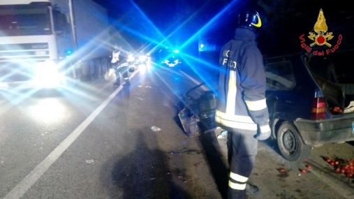 Ragusa, incidente stradale sulla "SP.20" Santa Croce - Comiso