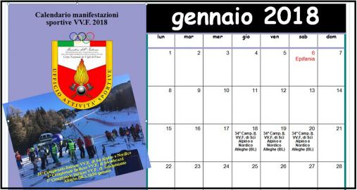Calendario VVF