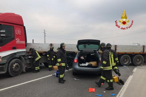 Verona, incidente stradale nel comune di San Bonifacio