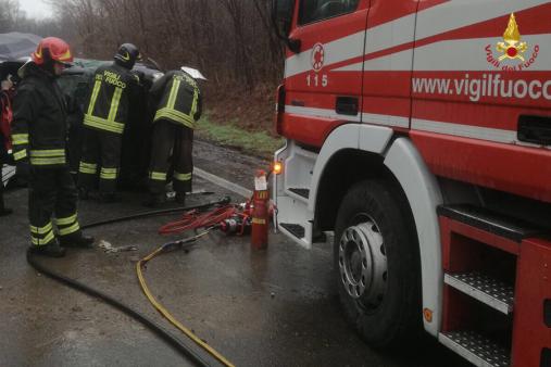 Vigili del Fuoco impegnati per incidenti stradali - Varese