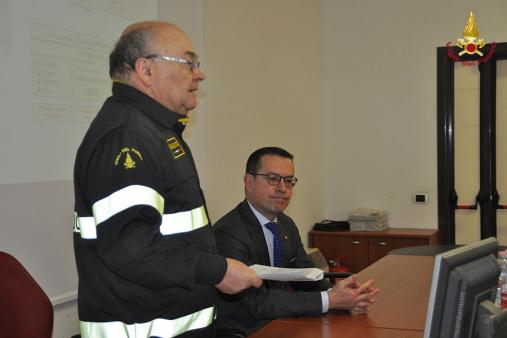 Il prefetto Campanaro in visita al comando di Ferrara