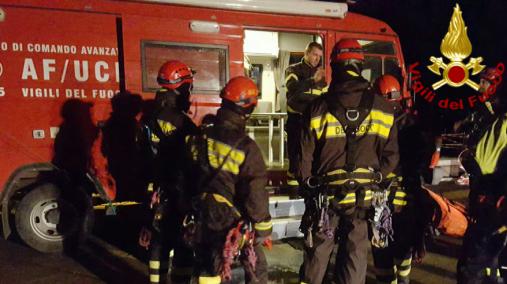Reggio Emilia, esercitazione notturna sull'Appennino per specialisti SAF e TAS
