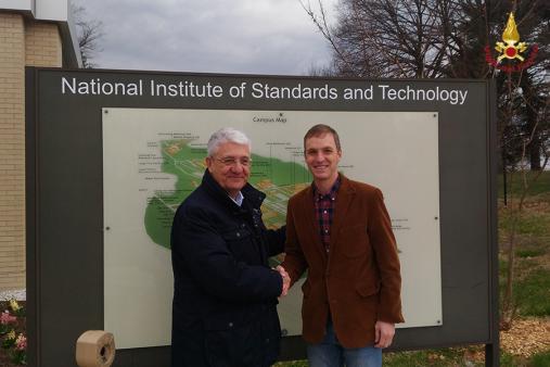 Il Capo del Corpo Nazionale dei Vigili del Fuoco in visita al NIST