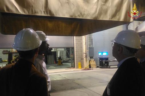 Il Capo del Corpo Nazionale dei Vigili del Fuoco in visita al NIST