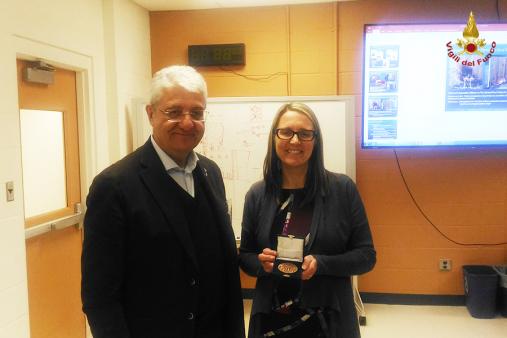 Il Capo del Corpo Nazionale dei Vigili del Fuoco in visita al NIST
